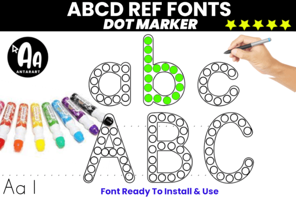 Abc Dot Marker Font for Professional Branding
