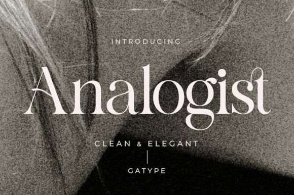 Analogist Serif Font for Handmade Branding & Printables