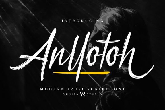 Anllotoh: A Modern Script Font for Thoughtful Editorial Design