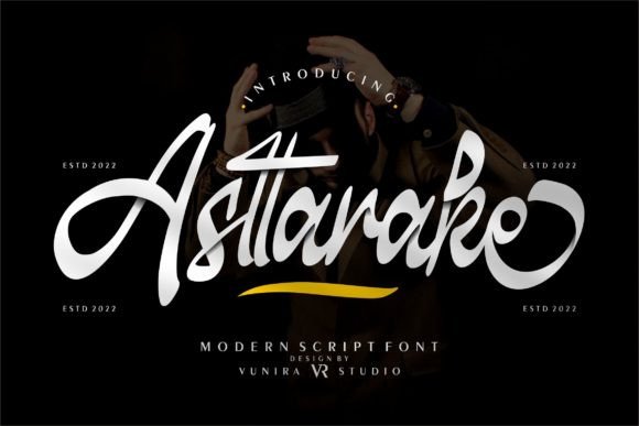 Asttarake Script Font for Handmade Creators