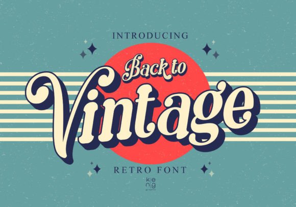 Back to Vintage Font for Timeless Editorial Charm
