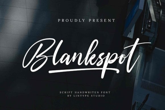 Blankspot: Aesthetic Script Handwritten Font for Scroll-Stopping Branding