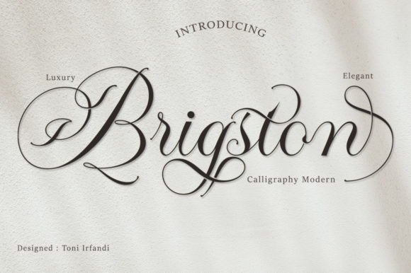 Brigston: A Timeless Script Handwritten Font for Elegant Design