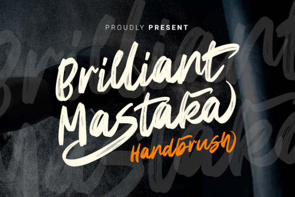 Brilliant Mastaka: A Hand-Brushed Script Font for Authentic Branding