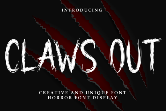 Claws out Font for Bold, Fun Campaign Headlines