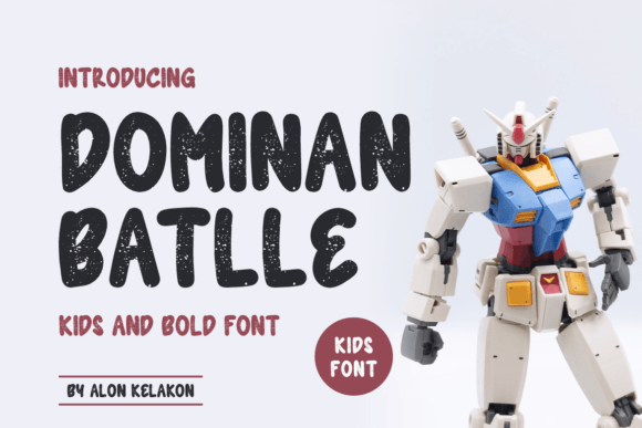 Dominan Battle Font: A Friendly Display Typeface for Digital Design