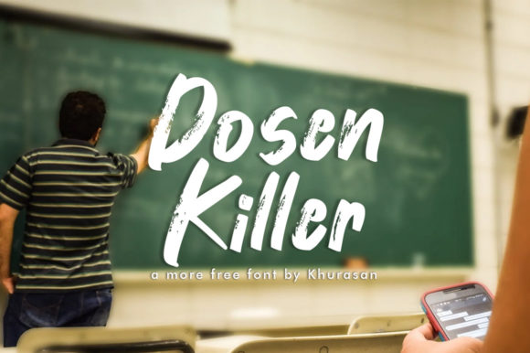 Dosen Killer: A Modern Handwritten Font for Digital Branding