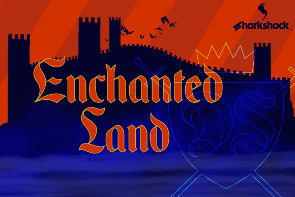 Enchanted Land DS Font: A Medieval Display Typeface for Handmade Magic