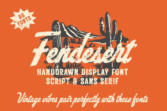 Fendesert: A Vintage Display Font That Works on the Web