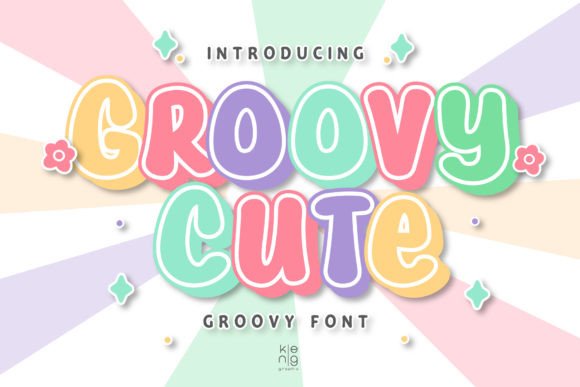Groovy Cute Font for Playful, Punchy Editorial Design