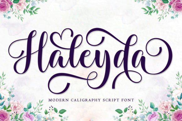Haleyda Script Handwritten Font for Makers