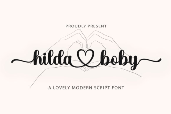 Hilda Boby Script Font for Elegant Small Business Branding