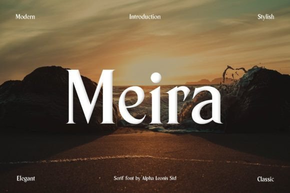 Meira Serif Font for Polished Brand Identity