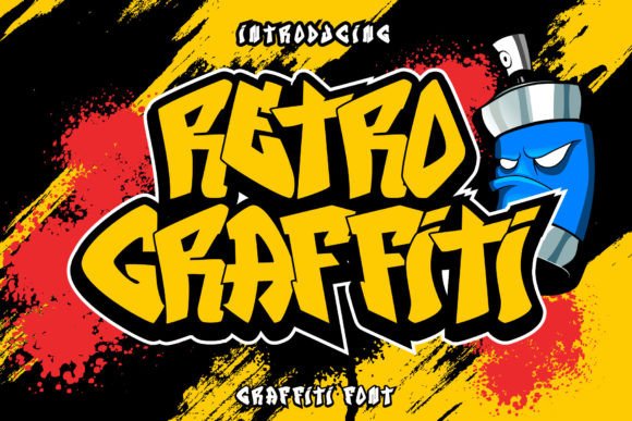 Retro Graffiti Display Font for Urban & Casual Digital Brands