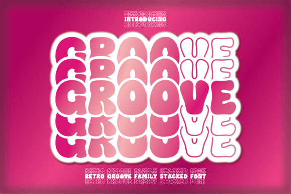 Retro Groove Stacked Display Font for Bold Digital Branding