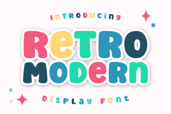 Retro Modern Font for Playful Kids Branding