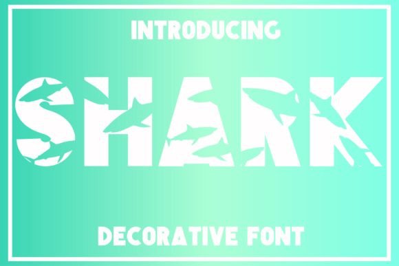 Shark: A Friendly Decorative Font for Joyful Editorial Design