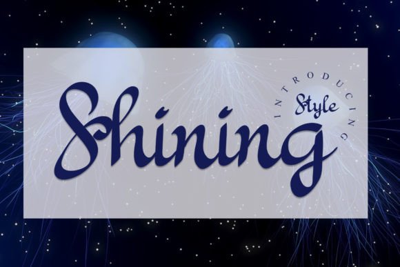 Shining Font for Elegant, Handwritten Campaign Design