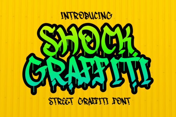 Shock Graffiti: A Display Font with Urban Soul