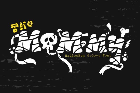 The Mommy Font: A Spooky, Fun Halloween Display Font for Small Business Branding