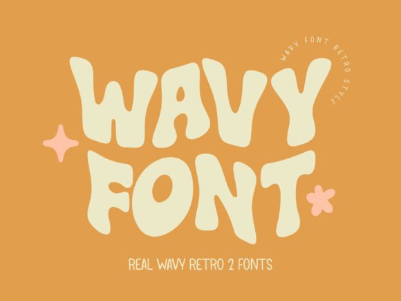 Wavy Retro: A Playful Display Font with Groovy Flair