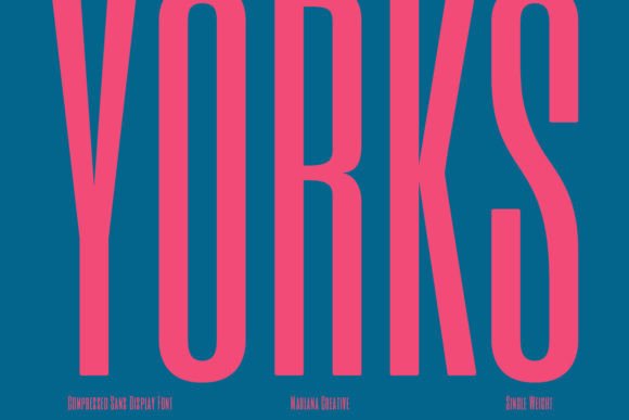 Yorks Font for Bold, Tall Brand Statements