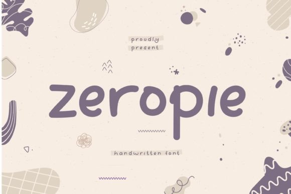 Zeropie: A Fun and Friendly Handwritten Font for Small Business Branding